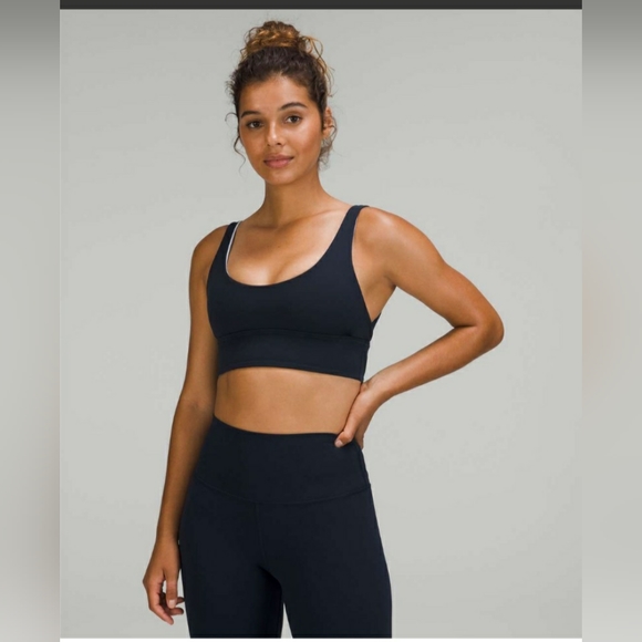 Lululemon Align Reversible Bra *Light Support, A/B Cup - Black/Blue - 10 - Picture 2 of 12